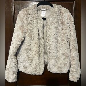 Lauren Conrad faux fur jacket